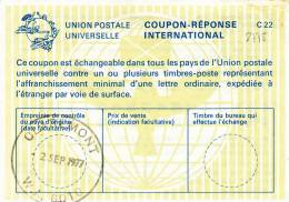 8778# UNITED STATES COUPON REPONSE INTERNATIONAL CLAREMONT CALIFORNIA 1977 REPLY COUPON UNIVERSAL POSTAL UNION - Storia Postale