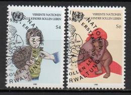 Nations Unies (Vienne) - 1985 - Yvert N° 53 & 54 - Oblitérés