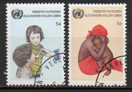 Nations Unies (Vienne) - 1985 - Yvert N° 53 & 54 - Oblitérés