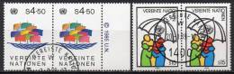 Nations Unies (Vienne) - 1985 - Yvert N° 49 & 50 - Oblitérés