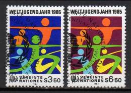 Nations Unies (Vienne) - 1984 - Yvert N° 45 & 46 - Usati