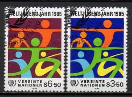 Nations Unies (Vienne) - 1984 - Yvert N° 45 & 46 - Gebraucht