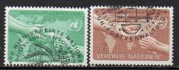 Nations Unies (Vienne) - 1983 - Yvert N° 32 & 33 - Oblitérés