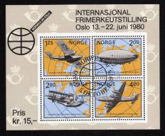 NORGE - 1980 YT BF4 USED - Blocks & Sheetlets