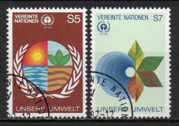 Nations Unies (Vienne) - 1982 - Yvert N° 24 & 25 - Oblitérés