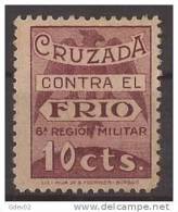 CCF20-LM39TBE.Spain. Espage.BENEFICENCIA.CRUZADA CONTRA EL FRIO.1937.(Galvez 20*) Con Charnela .MUY BONITOS.RAROS - Wohlfahrtsmarken