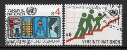 Nations Unies (Vienne) - 1980 - Yvert N° 14 & 15 - Oblitérés