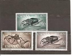 Río Muni - Edifil 63-65 - Yvert 63-65 (MNH/**) - Rio Muni