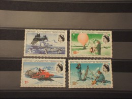 BRITISH ANTARTIC T. - 1969 RICERCHE 4 Valori - NUOVI(++)-TEMATICHE - Unused Stamps