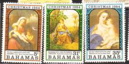 Bahamas 1984 Christmas Madonna And Child Paintings MNH - Bahamas (1973-...)