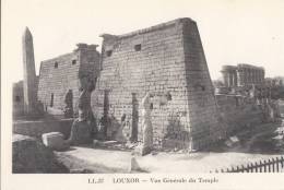 BR45328 Luxor Vue Generale Du Temple     2 Scans - Louxor