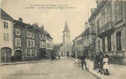 88 SAINT DIE LA RUE D'ALSACE ET L'EGLISE SAINT MARTIN - Saint Die