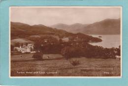 TARBET  HOTEL  And  LOCH  LOMOND  -  1929  -   CARTE PHOTO - - Argyllshire