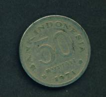 INDONESIA  -  1971  50 Rupiah  Circulated As Scan - Indonesien