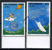 1999 - SAINT-MARIN - SAN MARINO - Sass. 1669/70 - Volo Libero - MNH - New Mint - - Ongebruikt