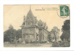 G1991 Aubergenville - Chateau De Montgardé - Old Mini Card / Viaggiata 1912 - Aubergenville