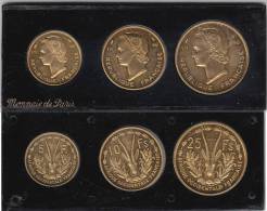 COFFRET DE 3 ESSAIS NEUFS ** AFRIQUE OCCIDENTALE FRANCAISE - AOF - 5, 10, 25 FRANCS 1956 ESSAI ** ACHAT IMMEDIAT - Andere & Zonder Classificatie