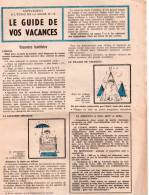 Supplément à L'Echo De La Mode N°13 , 1961 - Guide De Vacances - Fashion