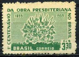 BRESIL 687**  3cr30  Vert  Centenaire De L´oeuvre Presbytérienne Au Brésil - Unused Stamps