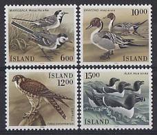 ISLANDE 1986 - Faune, Oiseaux - 4v Neuf ** (MNH) - Neufs