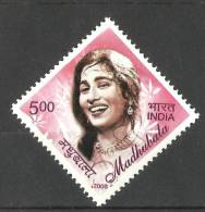 INDIA, 2008, 75th Birth Anniversary Of Madhubala  Mumtaz Begum Jahan Dahlavi, (Film Actress), MNH, (**) - Neufs
