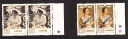 Bahamas 1990 Queen Mother 90th Birthday Omnibus Blk Of 2 MNH - Bahamas (1973-...)