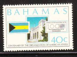 Bahamas 1990 Organisation Of American States Centenary Flag MNH - Bahama's (1973-...)