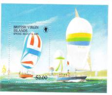 Virgin Islands 1989 Spring Regatta Yatch Ship S/S MNH - Iles Vièrges Britanniques