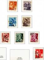 Mi.N° Ex 28/37 1948/49, Persönlichkeiten Und Ansichten Aus Baden (III). Gestempelt Es Fehlen Nur 3 Briefmarken N° 31, 34 - Baden