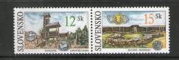 SLOVAQUIE 2001 BEAUTES DE LA SLOVAQUIE  YVERT N°344/45  NEUF MNH** - Unused Stamps