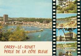 CARRY LE ROUET (13) Perle De La Côte Bleue - Multivues Générale Plage Pêcheurs (animée écrite - Voir Détails Scan) MV816 - Carry-le-Rouet