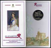 Grande-Bretagne Great Britain 5 Pounds 1996 70 Ans D'Elisabeth II Coffret Officiel BU KM 974 - 5 Pond