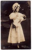 OPERA SINGER ELLY CLERRON GGC Nr. 1393/4 REAL FOTO OLD POSTCARD 1913. - Opéra