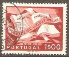 PORTUGAL - 1954,  Campanha De Educação Popular.   1$00  (o)  MUNDIFIL  Nº 797 - Gebruikt