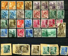 Französische Zone,  Baden, Ein Kleiner Posten Von Ca. 70 Briefmarken Mit Vielen Plattenfehlern, Es Sind Sowohl Anerkann - Bade