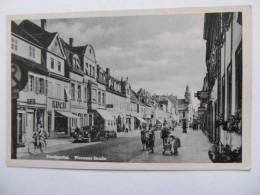 AK FRANKENTHAL Wormser Strasse Ca.1940  //  D*6468 - Frankenthal