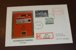 Norge  Cover Brief ATM Frama FDC Michel Nr:   2   #cover1918 - Timbres De Distributeurs [ATM]