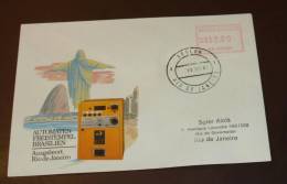 Brasil  Cover Brief ATM Frama FDC Michel Nr:     3    #cover1937 - Franking Labels