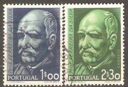 PORTUGAL -1956, 1.º Centenário Do Nascimento  Prof. Doutor Ferreira Da Silva (Série, 2 Valores) (o)  MUNDIFIL  Nº 819/0 - Gebruikt