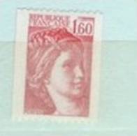 TIMBRES**  ROULETTE SABINE  1.60  ET 1.30# N° 2158a  + 2063a # N° ROUGE 770 + 180 - Rollo De Sellos