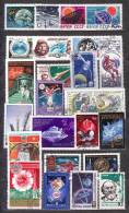 Space Mini Collection 24 Stamps , USED - Collections