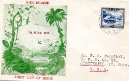 Niue 1950 FDC - Niue