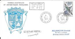 9550  TAAF N° 59 - KERGUELEN - Enveloppe TAAF - Lettres & Documents