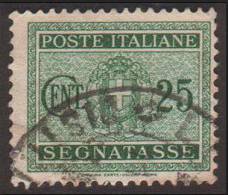 Italia Regno - Segnatasse: 25 C. Verde - 1934 - Strafport