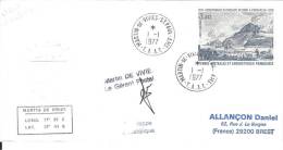 9559  TAAF N° PA 47 - St PAUL&AMSTERDAM - Enveloppe TAAF - Cartas & Documentos