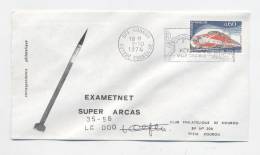 KOUROU 1974 - EXAMETNET - SUPER ARCAS 35-58 - Signature Dir Des Opérations - Europe