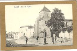 79  MAUZE    PLACE  DE  L  EGLISE - Mauze Sur Le Mignon