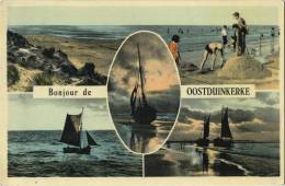 Oostduinkekre :  Bonjour De  ( Ecrit Avec Timbre ) - Oostduinkerke