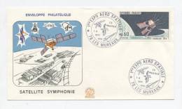 LES MUREAUX (78) - 1° EXPO AERO SPATIALE - 7 Et 8 Septembre 1974 - Thème : Satellite SYMPHONIE - Europe