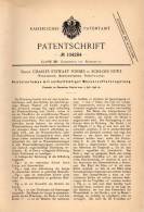 Original Patentschrift - Baron Ch. Forbes In Schloss Newe , Strathdon , Scotland , 1898 , Acetylenlampe , Lampe , Adel - Aberdeenshire